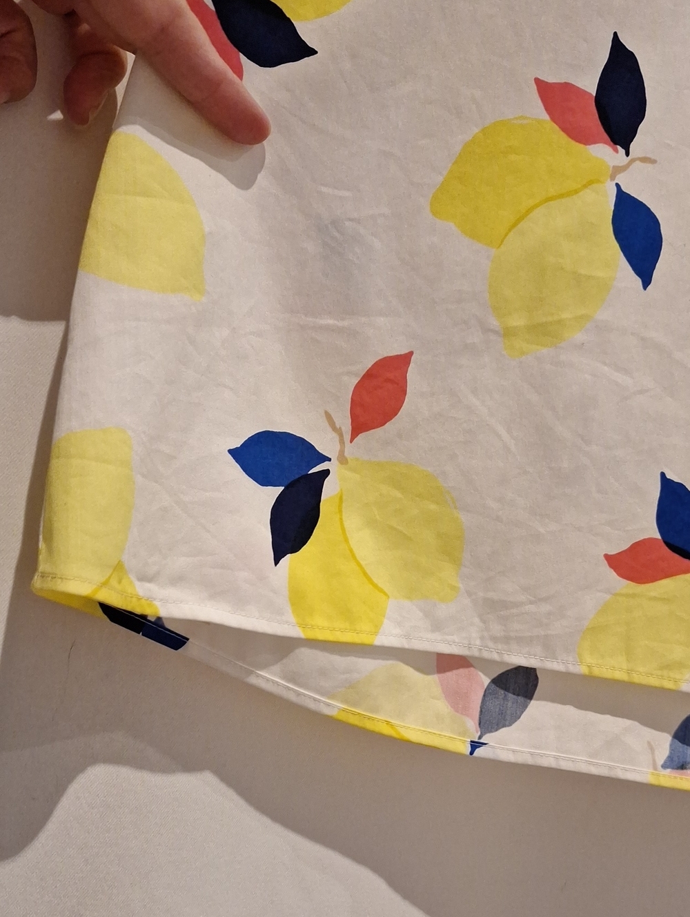 kate spade Lemon Zest Print Ruffle Sleeve Blouse - Picture 4 of 8